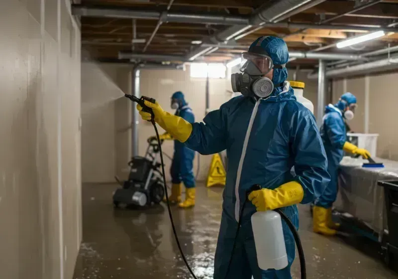 Basement Sanitization and Antimicrobial Treatment process in Richfield, MN