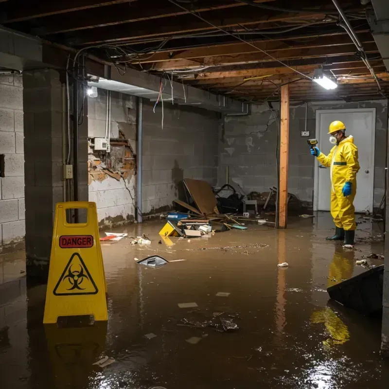 Flooded Basement Electrical Hazard in Richfield, MN Property